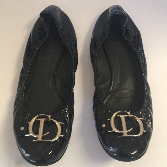 christian dior ballerina flats